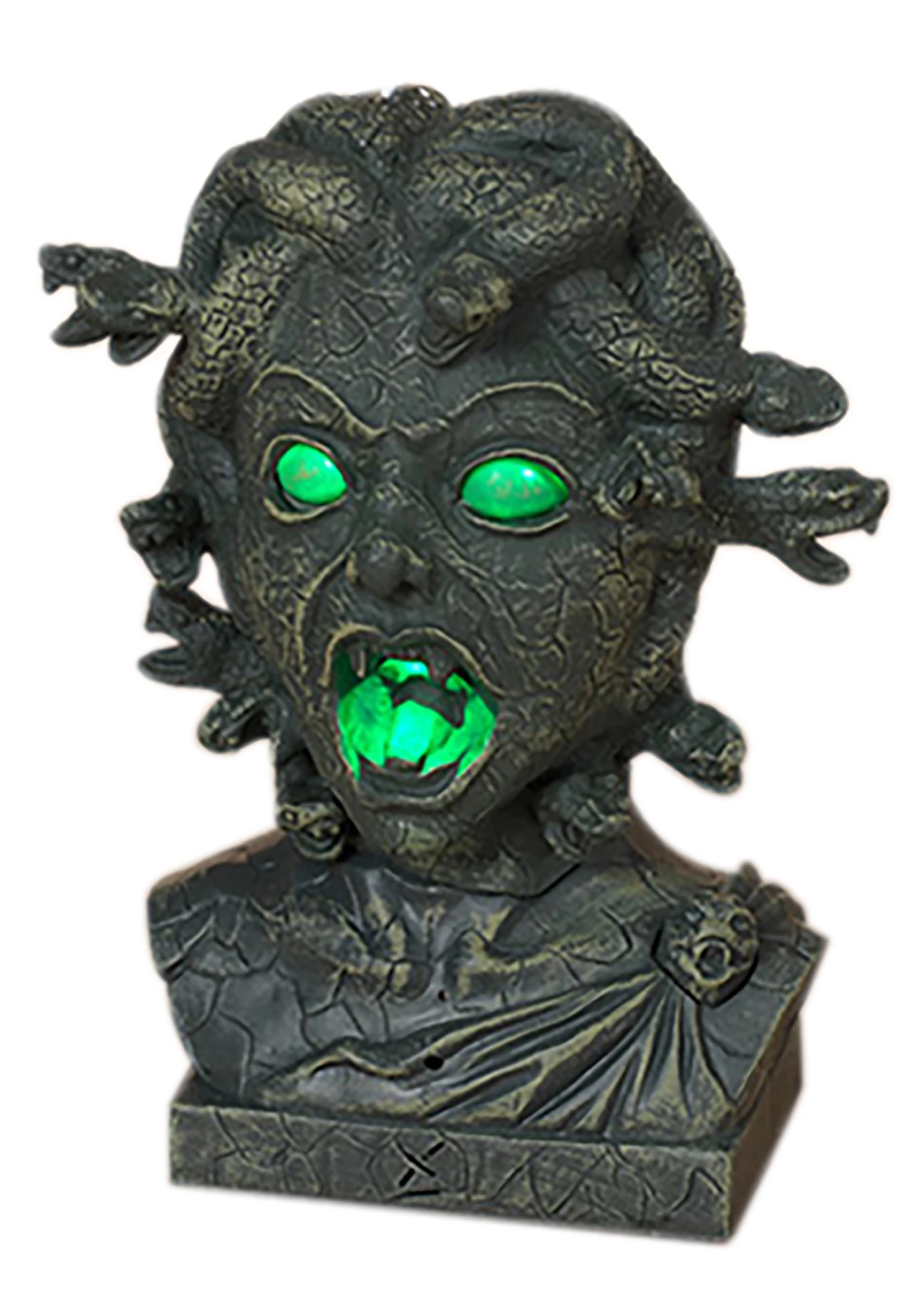 12" Lighted Animated Medusa Head Figurine 1 12" Lighted Animated Medusa Head Figurine