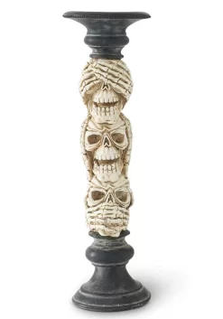 See No Evil, Hear No Evil, Speak No Evil 13" Candlestick
