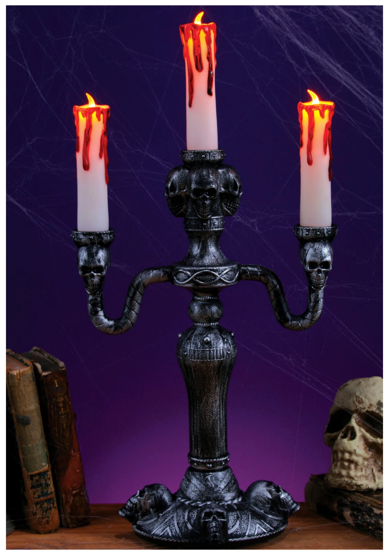 Fun World 14-Inch LED Candelabra Decoration 1 Fun World 14-Inch LED Candelabra Decoration