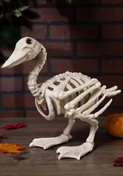 15" Duck Skeleton Halloween Decoration