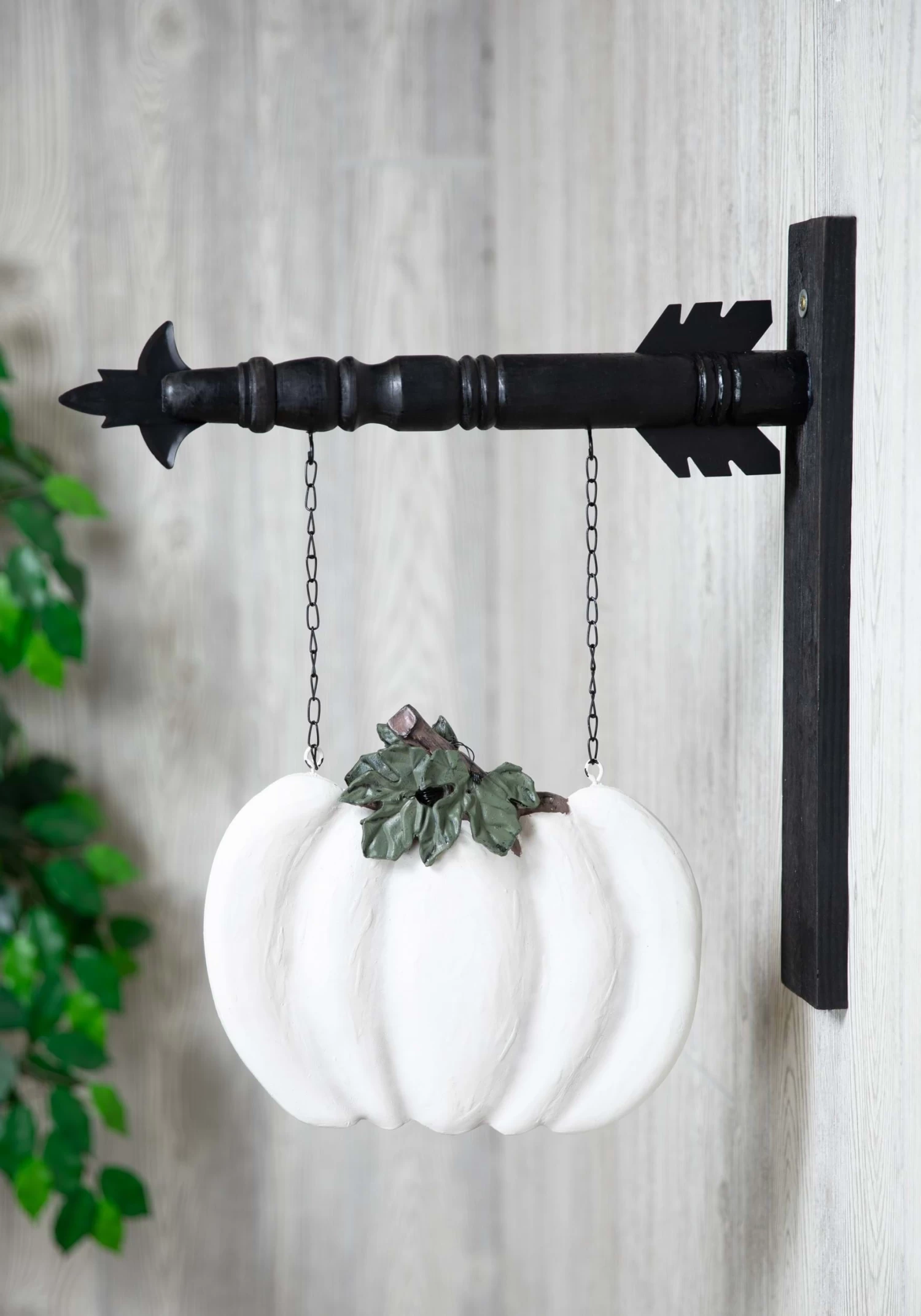 17.5 Inch Black Wood Arrow Base Holder 2 17.5 Inch Black Wood Arrow Base Holder - Image 2