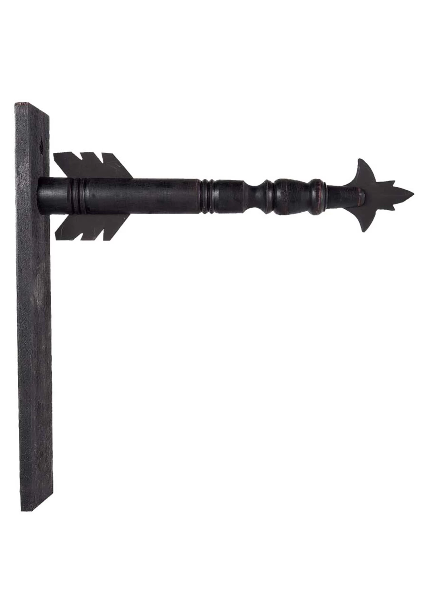 17.5 Inch Black Wood Arrow Base Holder 3 17.5 Inch Black Wood Arrow Base Holder - Image 3