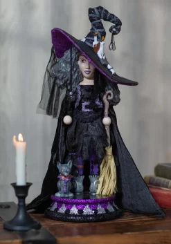 Kurt Adler Hollywood Purple Witch Nutcracker