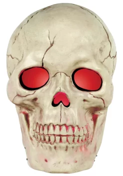 19.75-Inch Light Up And Sound Skull Halloween Decoration -Halloween Decoration Store 19 75 light up and sound skull alt 2