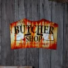 24" Metal Butcher Shop Sign Decoration