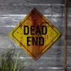 26 Inch Metal Dead End Sign