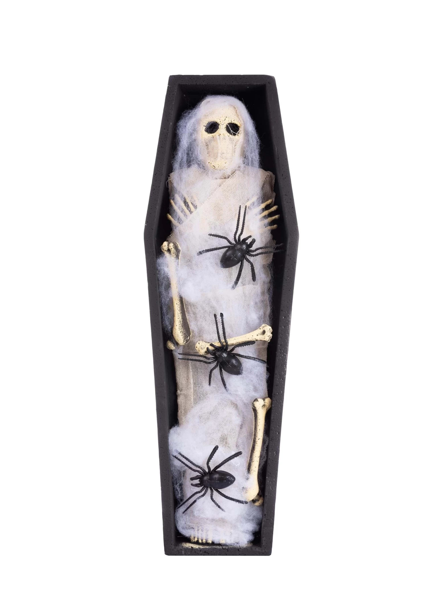 27-Inch Mummy Coffin Halloween Decoration 3 27-Inch Mummy Coffin Halloween Decoration - Image 3