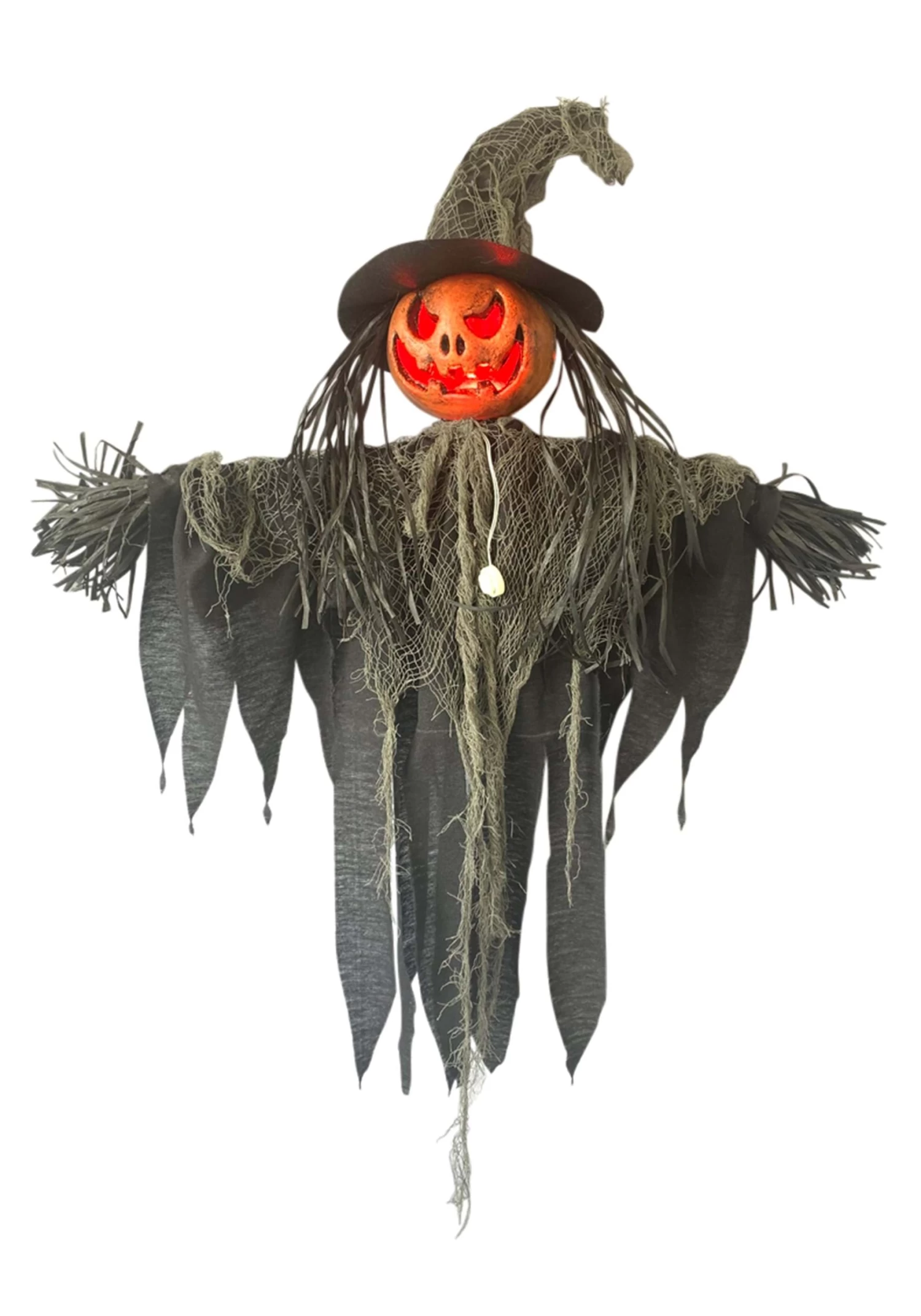 3 FT Hanging Light Up Pumpkin Witch 2 3 FT Hanging Light Up Pumpkin Witch - Image 2