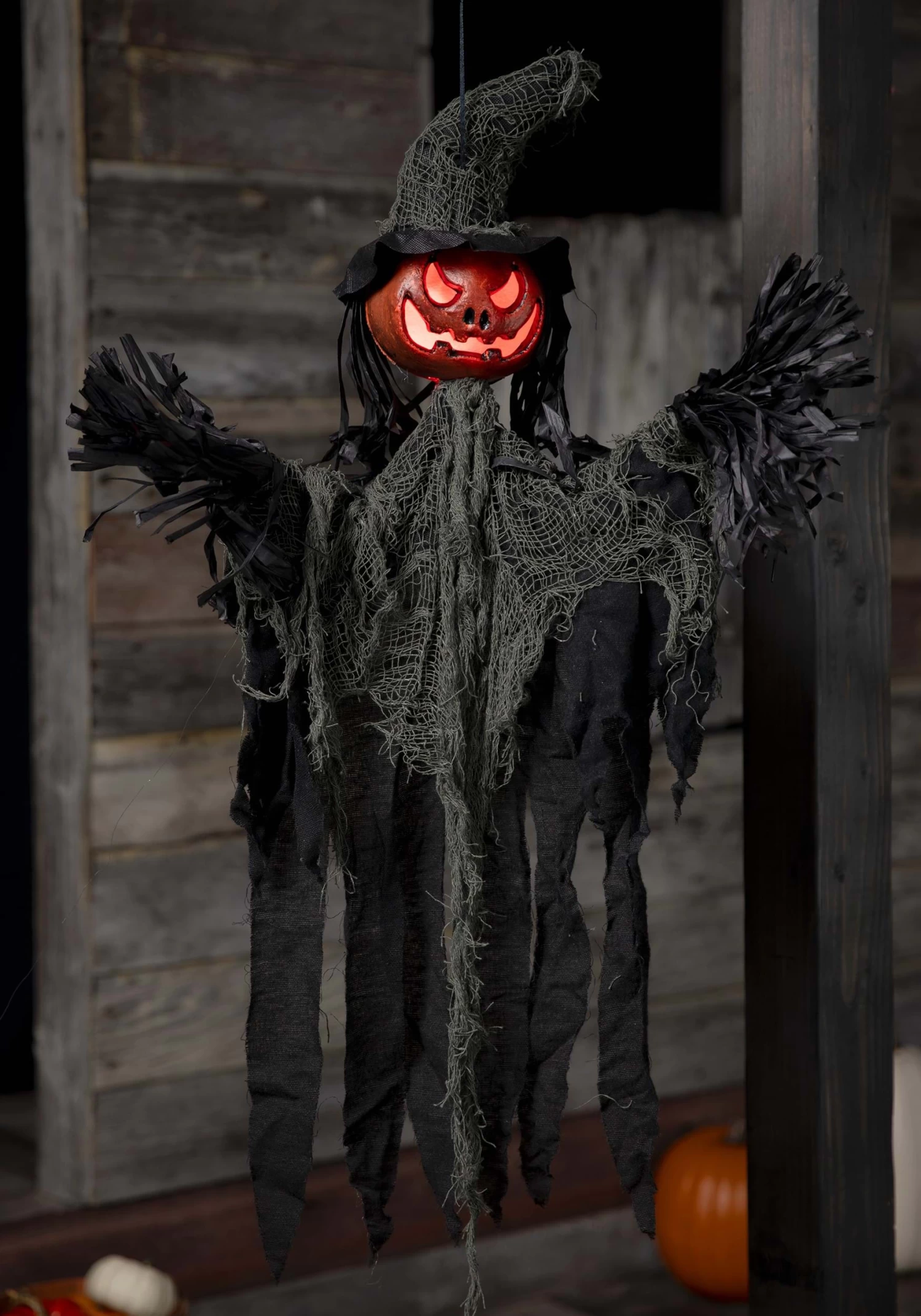 3 FT Hanging Light Up Pumpkin Witch 1 3 FT Hanging Light Up Pumpkin Witch