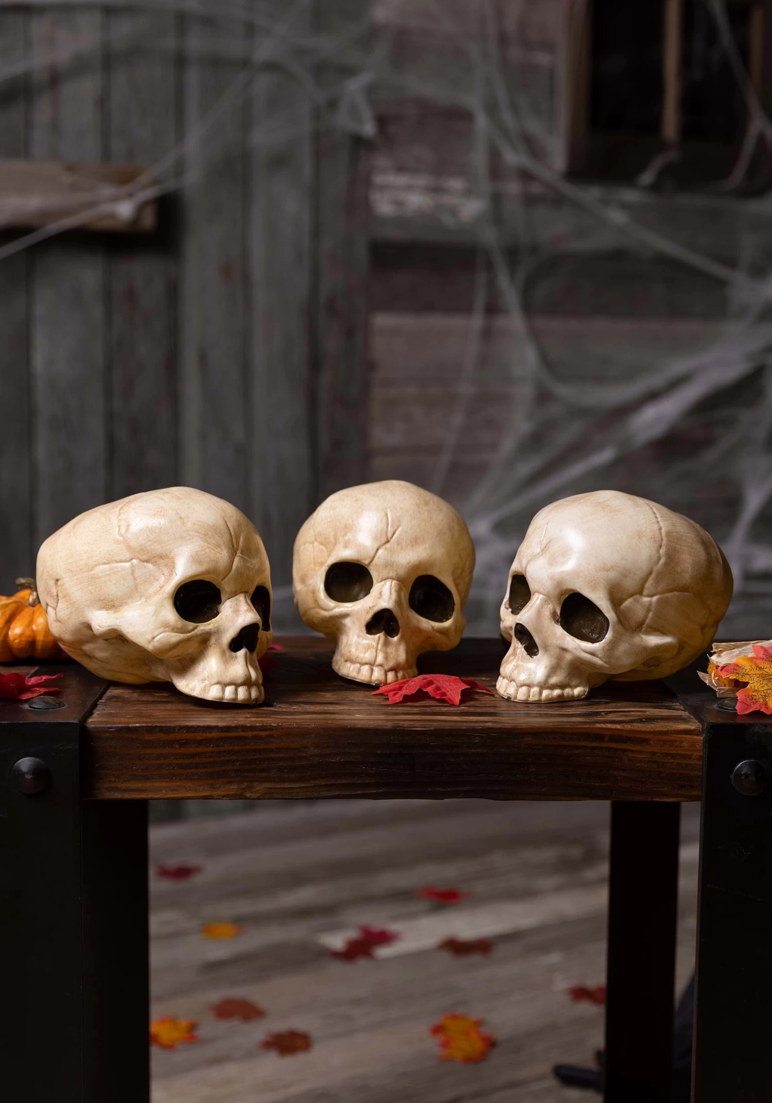 3 Piece Bag Of Skulls Decoration 1 3 Piece Bag Of Skulls Decoration