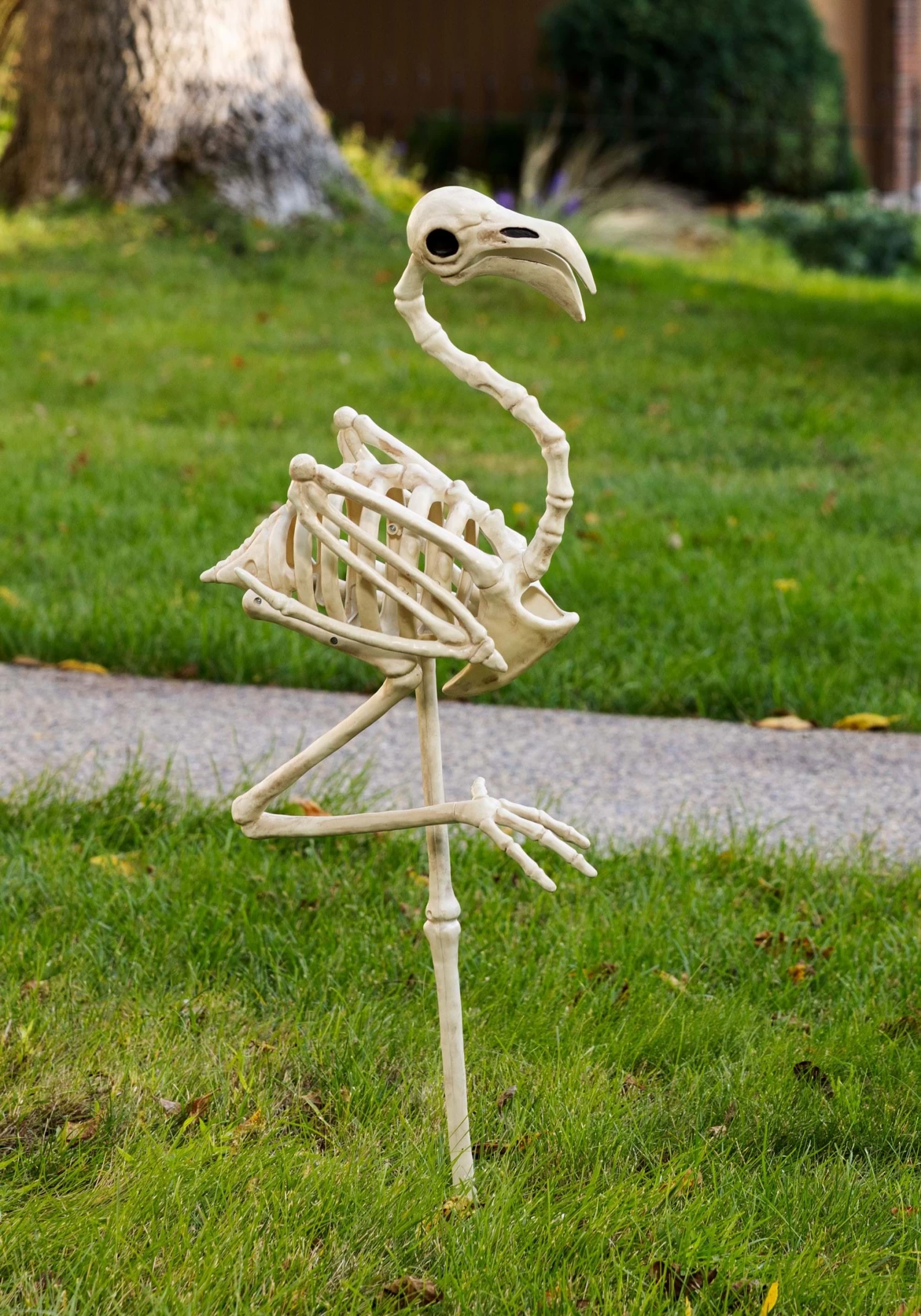 34-Inch Flamingo Skeleton Halloween Prop 1 34-Inch Flamingo Skeleton Halloween Prop