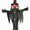 Light Up 35" Scarecrow With Sound Decoration