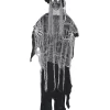 4 FT Hanging Grey Witch Halloween Decoration