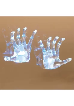4" Lighted Spectral Hand W/ Suction Cup