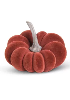 Burgundy Velvet 5" Pumpkin