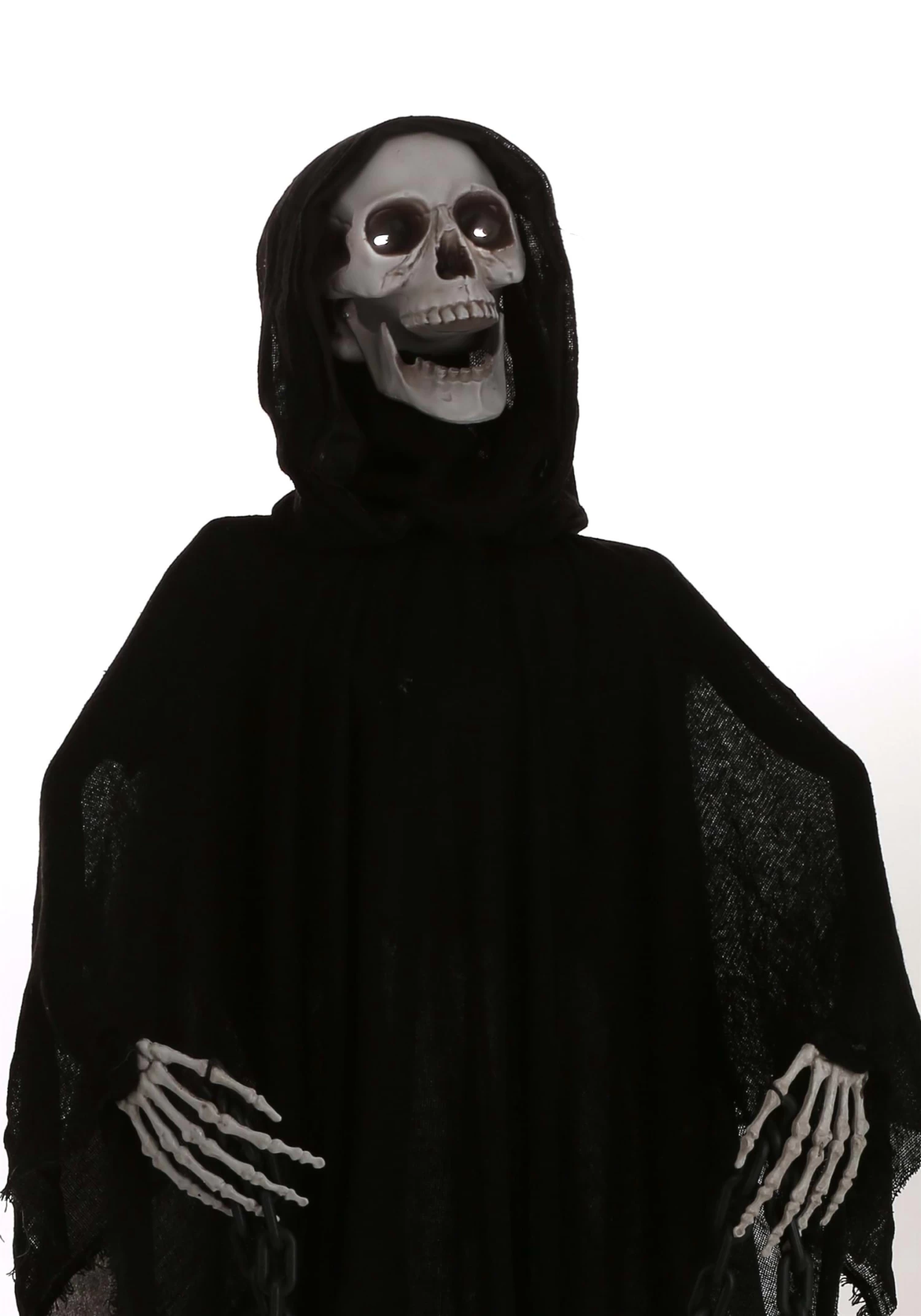 5 Foot Animated Light Up Reaper Halloween Decoration 3 5 Foot Animated Light Up Reaper Halloween Decoration - Image 3