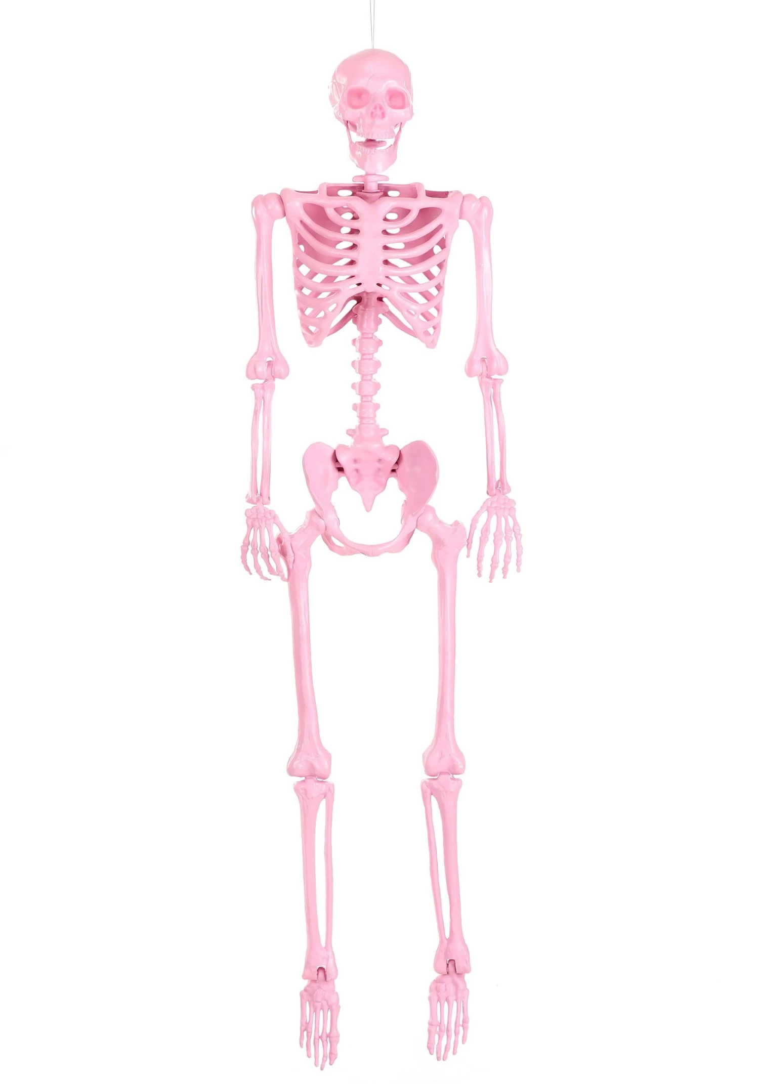 5 Foot Poseable Crazy Bones Skeleton In Pink Halloween Decoration 3 5 Foot Poseable Crazy Bones Skeleton In Pink Halloween Decoration - Image 3