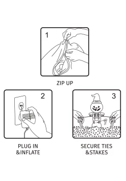 5FT Tall Grim Reaper Inflatable Decoration 7 5FT Tall Grim Reaper Inflatable Decoration -Halloween Decoration Store 5ft tall reaper inflatable decoration alt 3