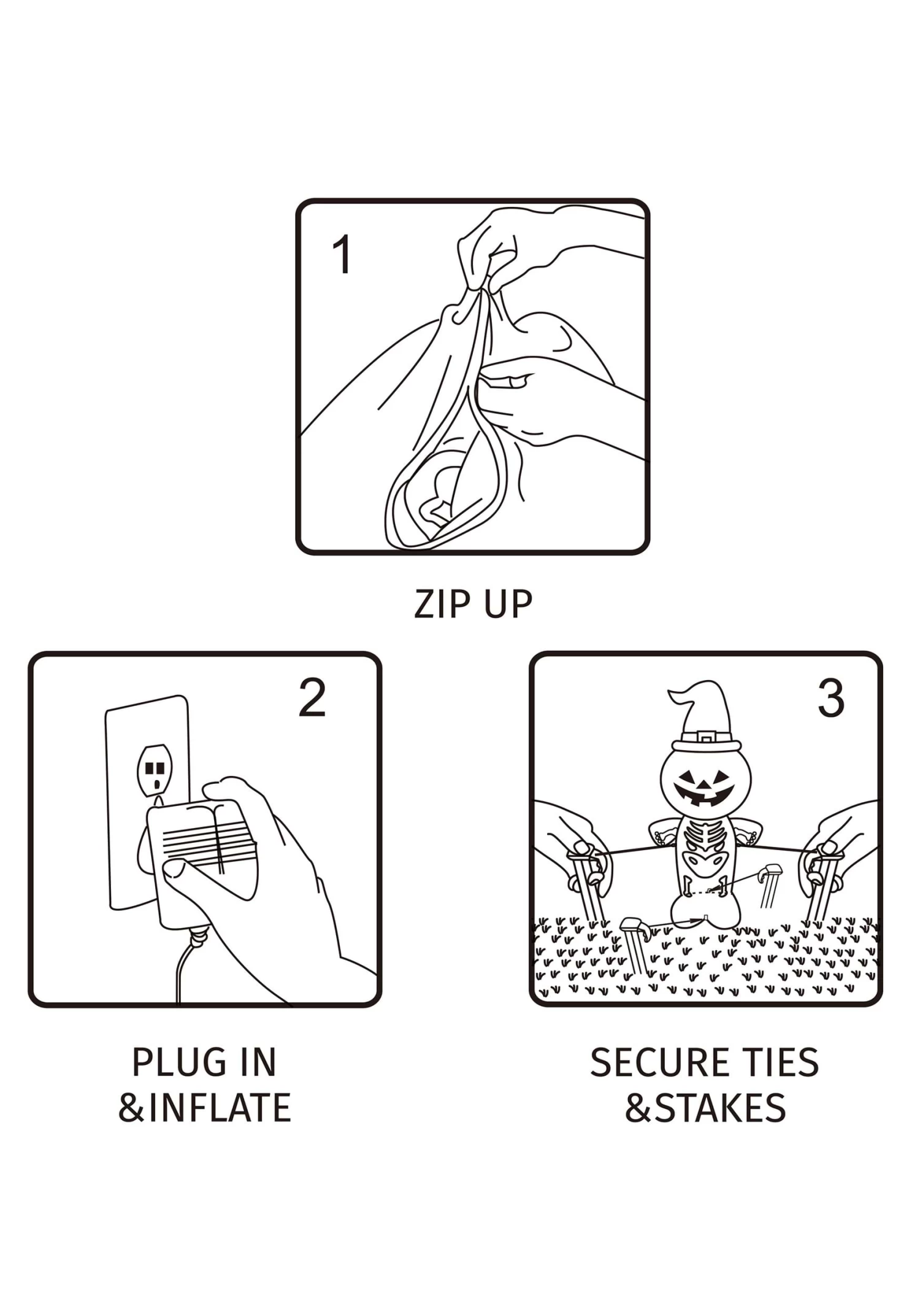 5FT Tall Grim Reaper Inflatable Decoration 4 5FT Tall Grim Reaper Inflatable Decoration - Image 4