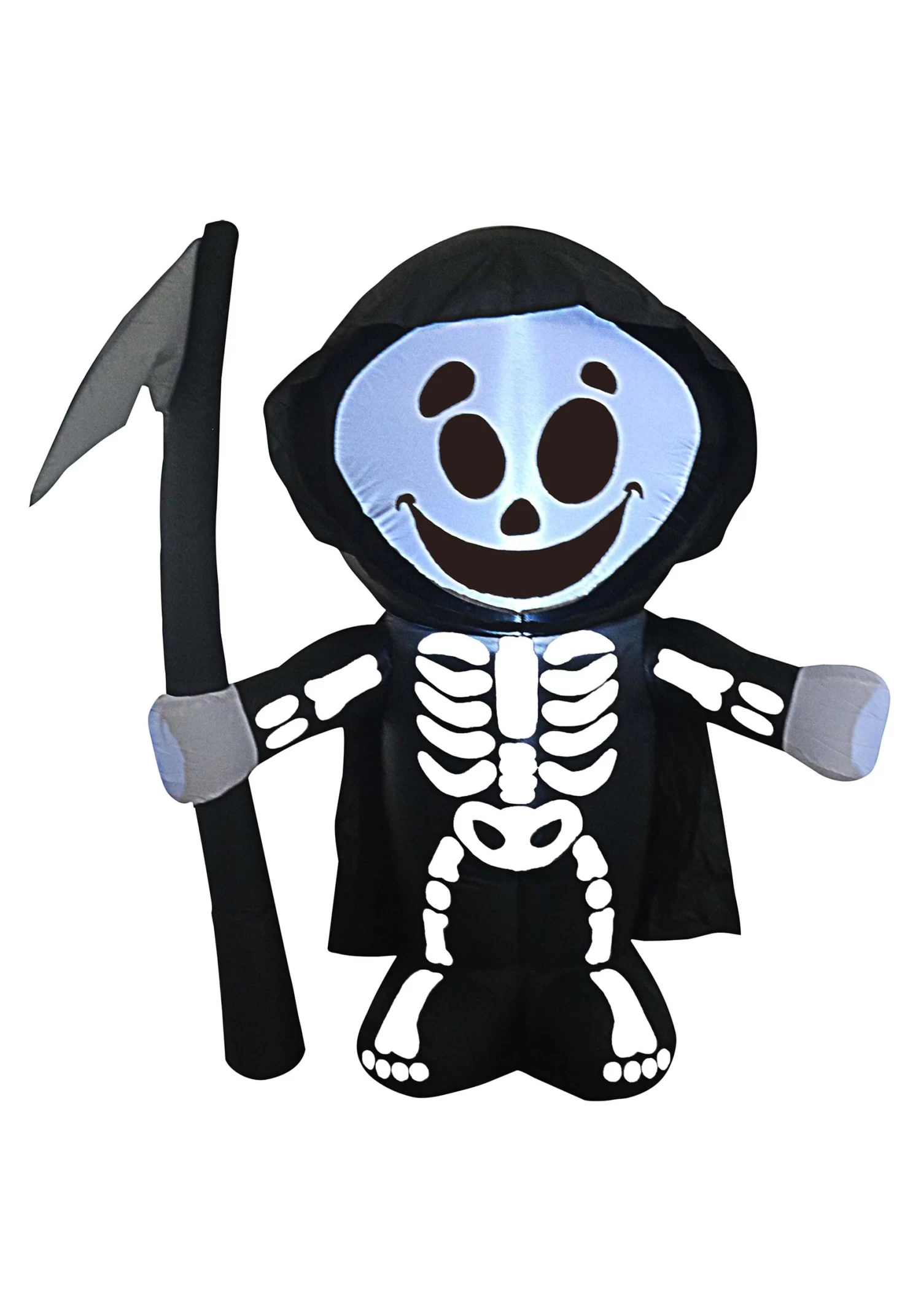 5FT Tall Grim Reaper Inflatable Decoration 1 5FT Tall Grim Reaper Inflatable Decoration