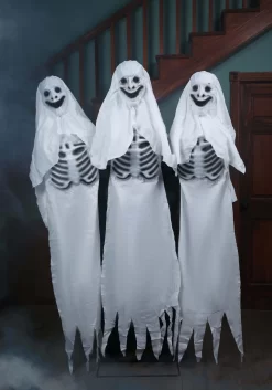 6 Ft. Animatronic Ghostly Trio Decoration -Halloween Decoration Store 6 animatronic ghostly trio decoration alt 2