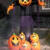 Ghostly 6 Foot Pumpkin Decoration