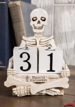 6" Frightful Skeleton Halloween Countdown Figure Decoration