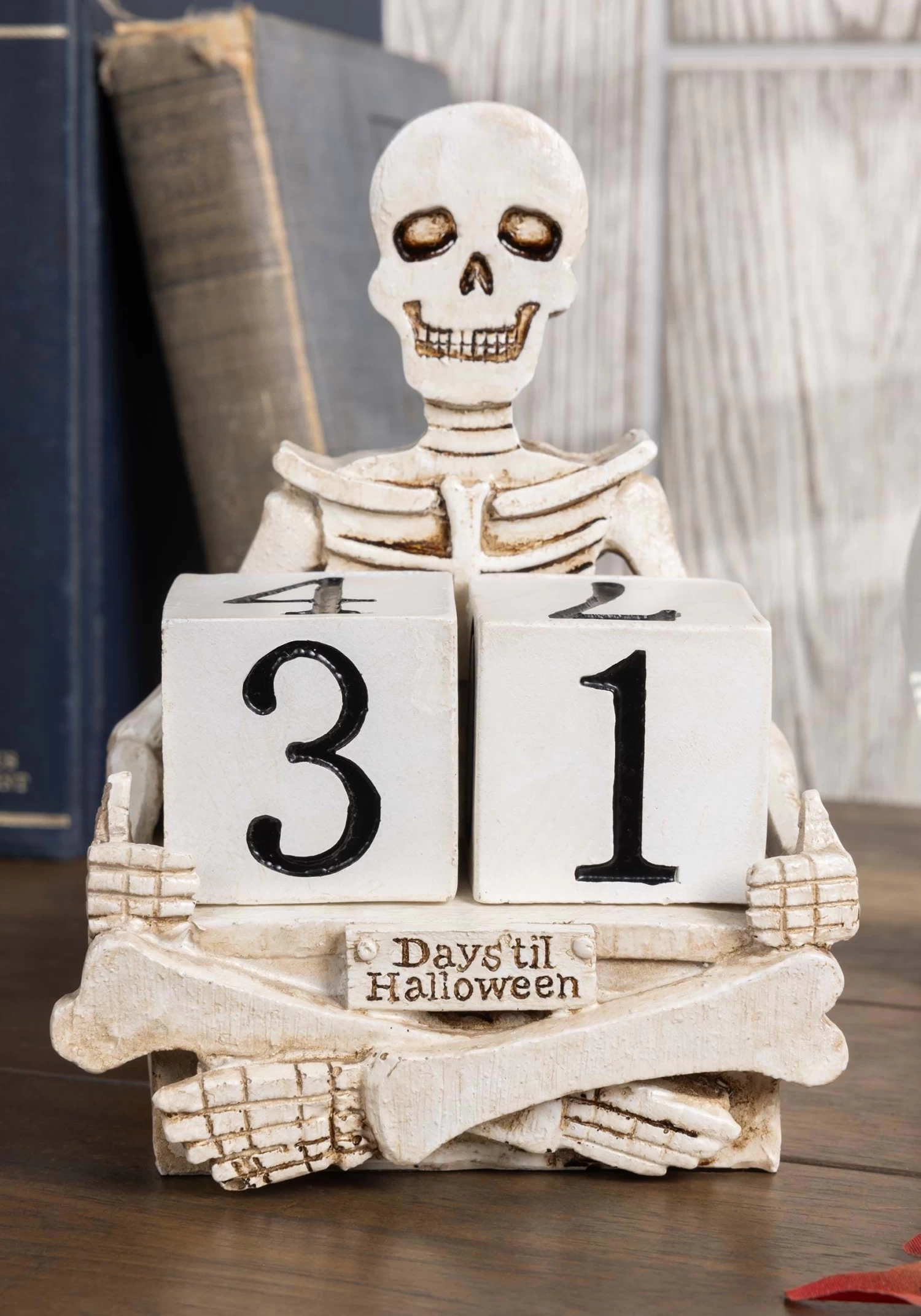 6" Frightful Skeleton Halloween Countdown Figure Decoration 1 6" Frightful Skeleton Halloween Countdown Figure Decoration