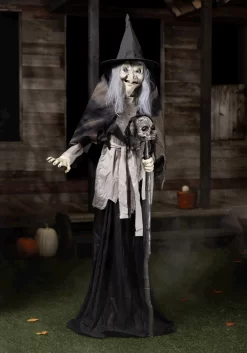 Lunging Witch With DigitEye Animated 6ft Prop