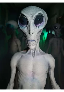 6 Foot Roswell Alien Prop 6 6 Foot Roswell Alien Prop -Halloween Decoration Store 6ft roswell alien prop alt 2