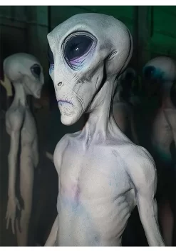 6 Foot Roswell Alien Prop 7 6 Foot Roswell Alien Prop -Halloween Decoration Store 6ft roswell alien prop alt 3
