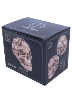 NEMESIS NOW 7-Inch Skull Of Skulls Halloween Decoration -Halloween Decoration Store 7 inch skull of skulls decoration alt 2
