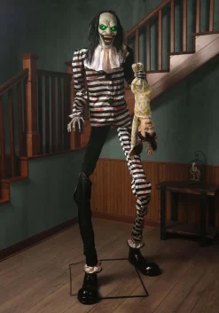 7 Foot Sweet Dreams Evil Clown Animated Prop