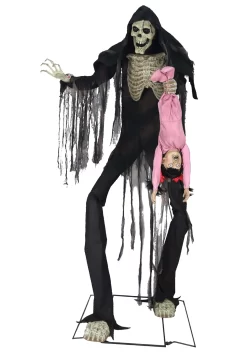 7FT Animated Towering Boogey Man With Kid Halloween Decoration 11 7FT Animated Towering Boogey Man With Kid Halloween Decoration -Halloween Decoration Store 7ft animated towering boogey man with kid prop alt 5