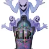8ft Projection Airblown Floating Ghost Decoration