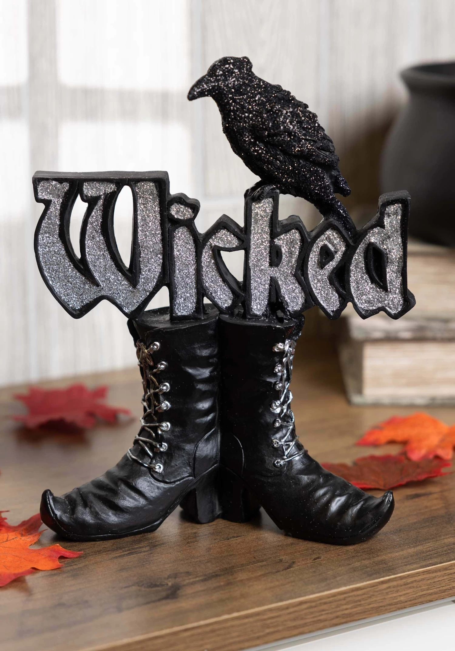 9.5" Wicked Witch Boots Figurine 1 9.5" Wicked Witch Boots Figurine