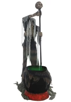 Animated 72" Cauldron Creeper Halloween Decoration -Halloween Decoration Store animated cauldron creeper prop alt 3