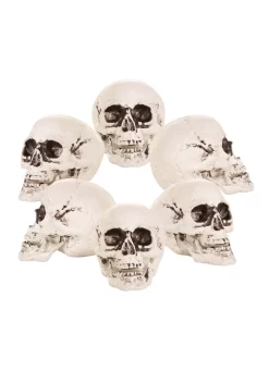 Set Of 24 Skulls Decoration -Halloween Decoration Store bag of 24 skulls mc0151 alt 3