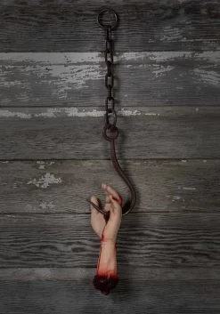 Bloody Hand On Hook Decoration