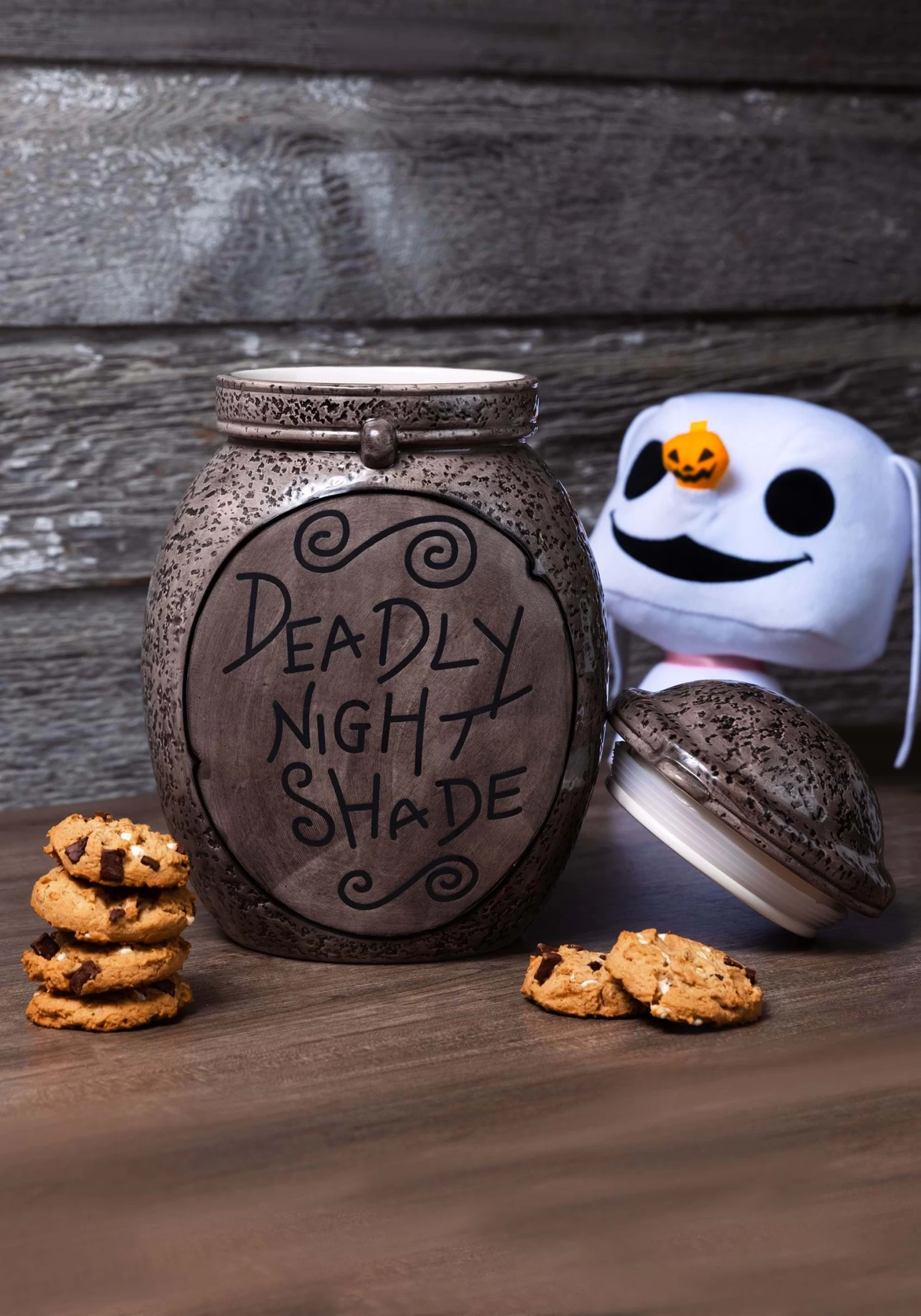 Nightmare Before Christmas Ceramic Deadly Night Shade Cookie Jar 2 Nightmare Before Christmas Ceramic Deadly Night Shade Cookie Jar - Image 2