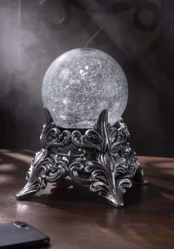7 Inch Color Changing Mystic Crystal Ball Prop -Halloween Decoration Store color changing 7 inch mystic crystal ball prop alt 2