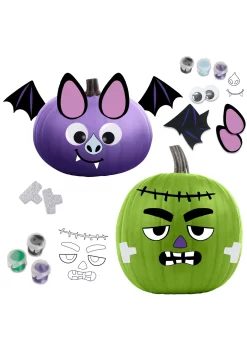 8 Characters Pumpkin Coloring Kit 8 8 Characters Pumpkin Coloring Kit -Halloween Decoration Store coloring pumpkins with 8 characters alt 2