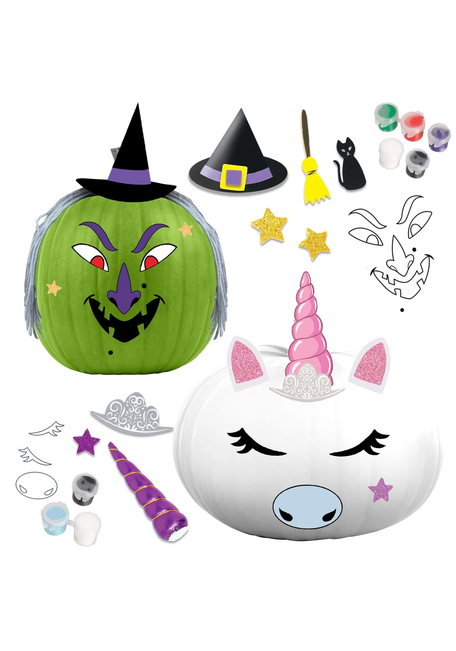 8 Characters Pumpkin Coloring Kit 5 8 Characters Pumpkin Coloring Kit - Image 5