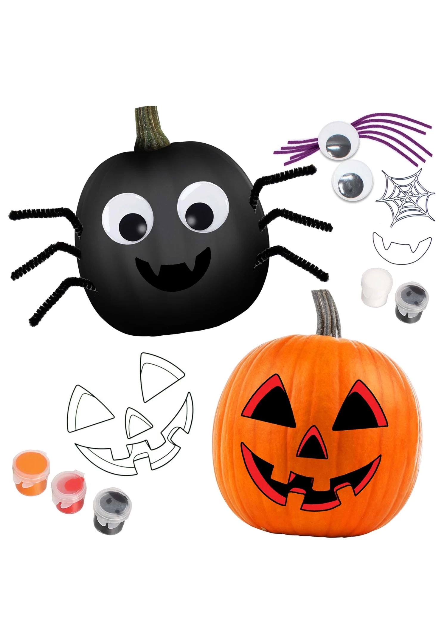 8 Characters Pumpkin Coloring Kit 6 8 Characters Pumpkin Coloring Kit - Image 6