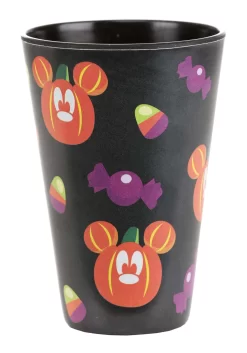 Disney Mickey Pumpkins Set Of 4 Tossed Black Tumblers -Halloween Decoration Store disney mickey pumpkins tossed black tumblers set o alt 3