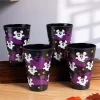 Disney Mickey Mouse Ghost Black Bamboo Tumblers 4 Piece Set