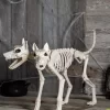Double Trouble Skeleton Doberman Decoration