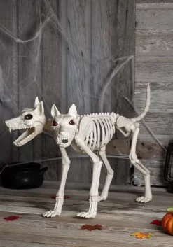 Double Trouble Skeleton Doberman Decoration