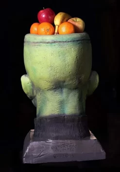 Frankenstein Monster Halloween Treat Bowl -Halloween Decoration Store frankenstein monster treat bowl alt 3