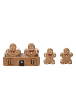 Salt & Pepper Gingerbread Shaker Set
